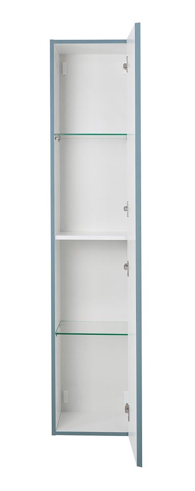 Шкаф пенал BelBagno Kraft 33 см эмаль, Голубой матовый KRAFT-1600-1A-SC-AO