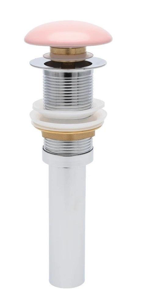 Донный клапан AQUAme AQM7002-0MP без перелива, розовый матовый