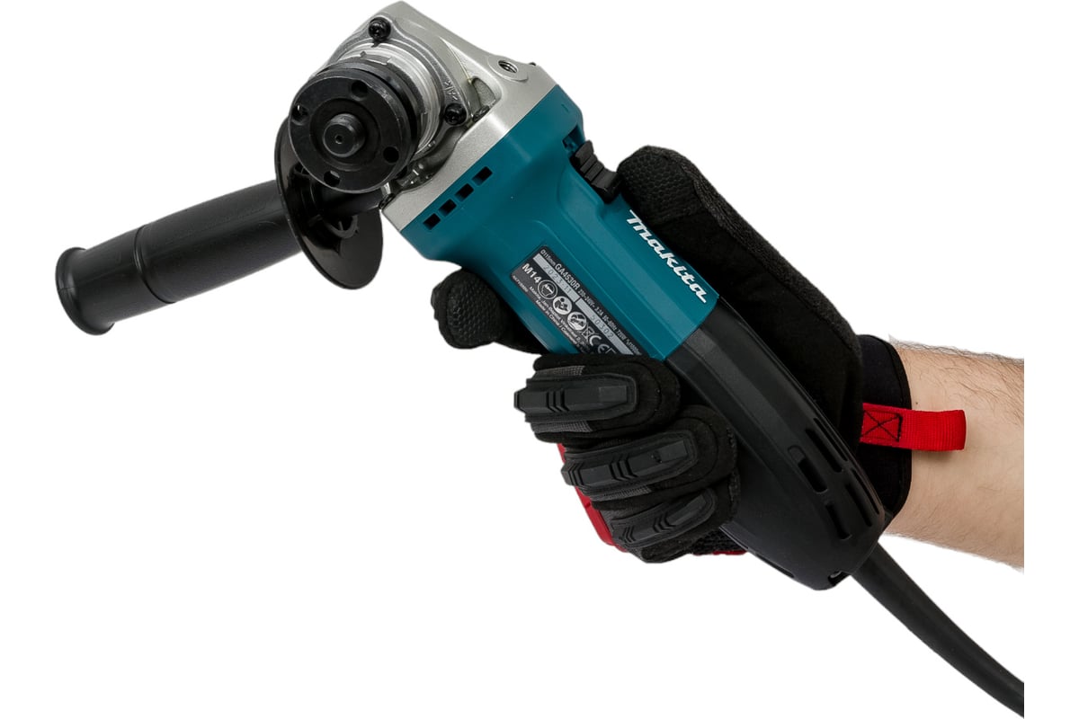 Угловая шлифовальная машина Makita ф115мм, 720 Вт, 11000 об\м, плавный пуск, антирестарт 1.8 кг GA4530R