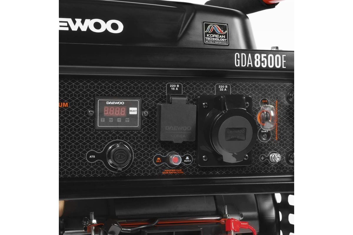 Бензиновый генератор с возможностью подключения ATS Daewoo GDA 8500E