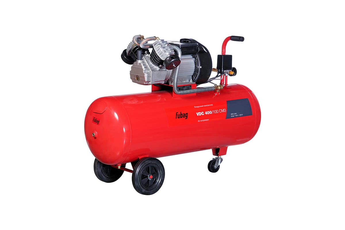 Компрессор Fubag VDС 400/100 CM3 400 л/мин, 100 л, 8 бар, 2.2 кВт