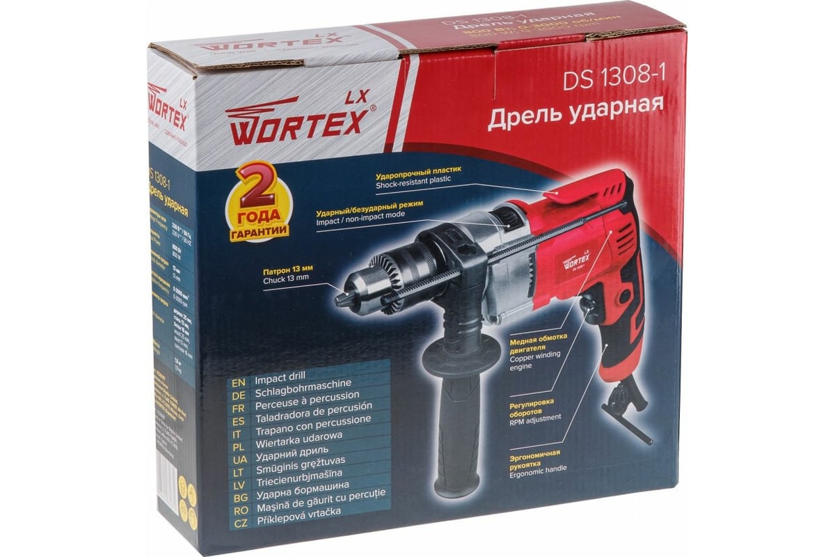 Ударная дрель Wortex 0329087
