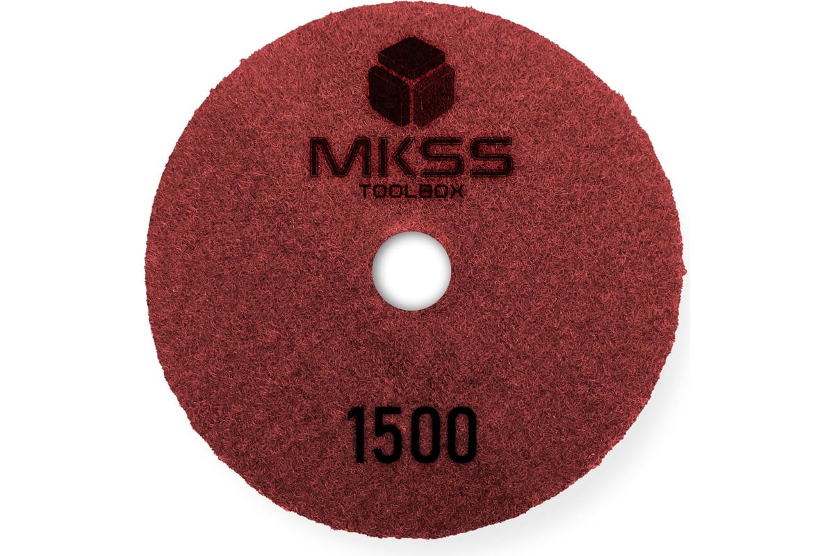 Алмазный гибкий шлифовальный круг MKSS Toolbox MK2604 АГШК Ø100 Р1500 для мокрой полировки MKSS MK26041500