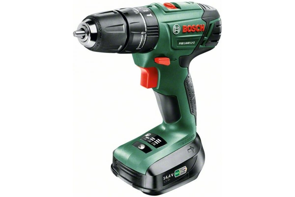 Ударная аккумуляторная дрель-шуруповерт Bosch PSB 1440 LI-2 06039A3205
