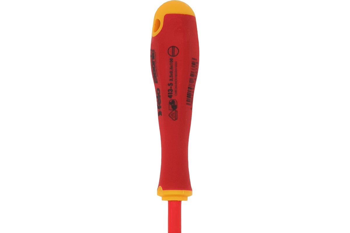 Диэлектрическая отвертка Felo SL 3,5х0,6, E-Slim Ergonic 41393590