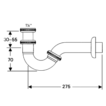 Сифон для биде Hansgrohe 55237000