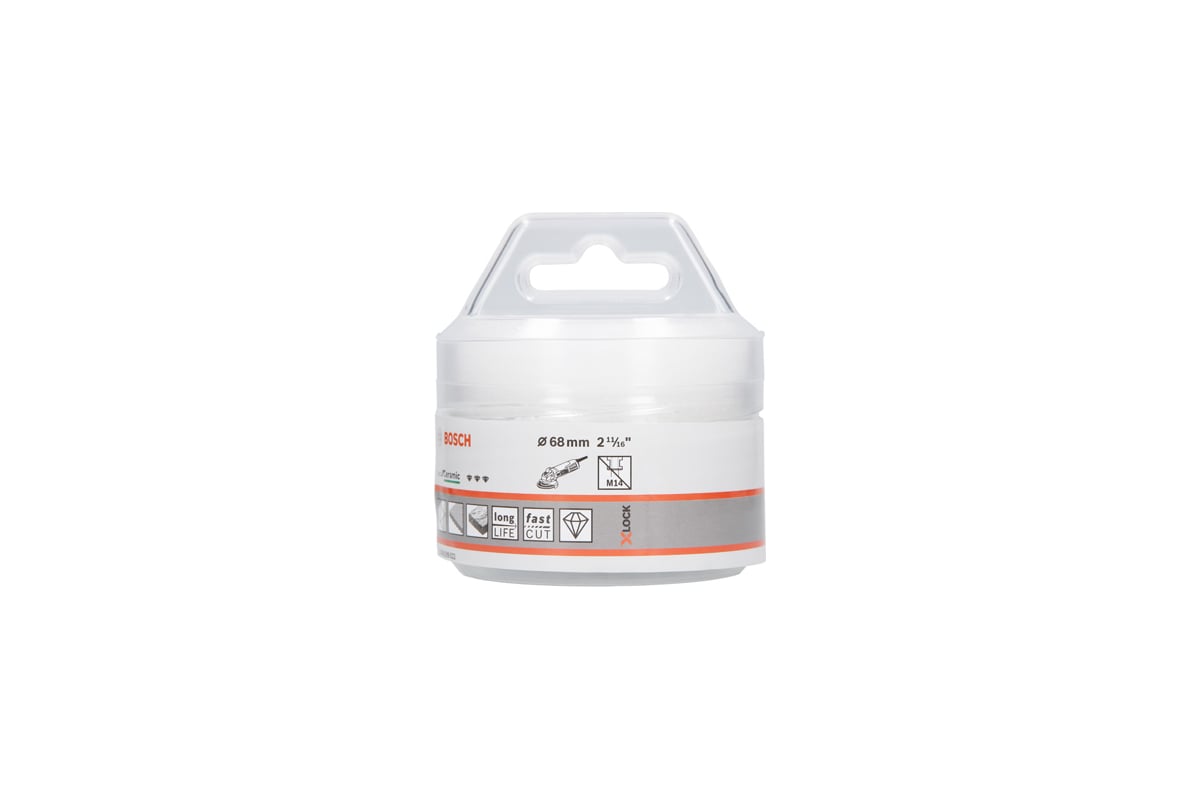 Алмазная коронка Dry Speed X-LOCK 68 мм Bosch 2608599022