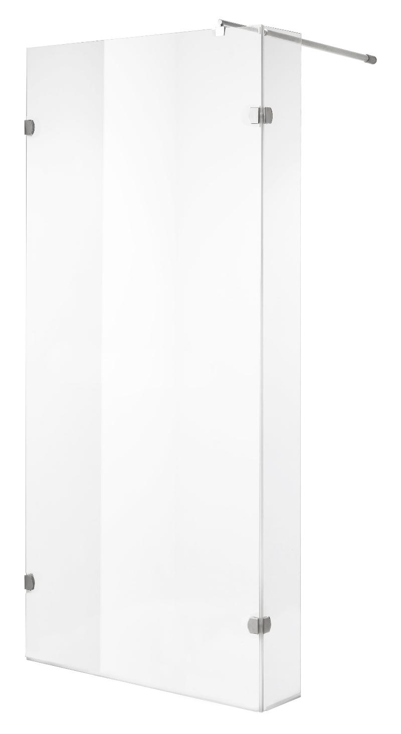 Душевая перегородка Niagara NG-662-10 100x195 прозрачная, профиль хром