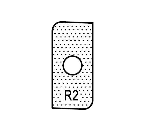 Нож T19202 внешний радиус R2 для 1472516512 ROTIS 744.T19202