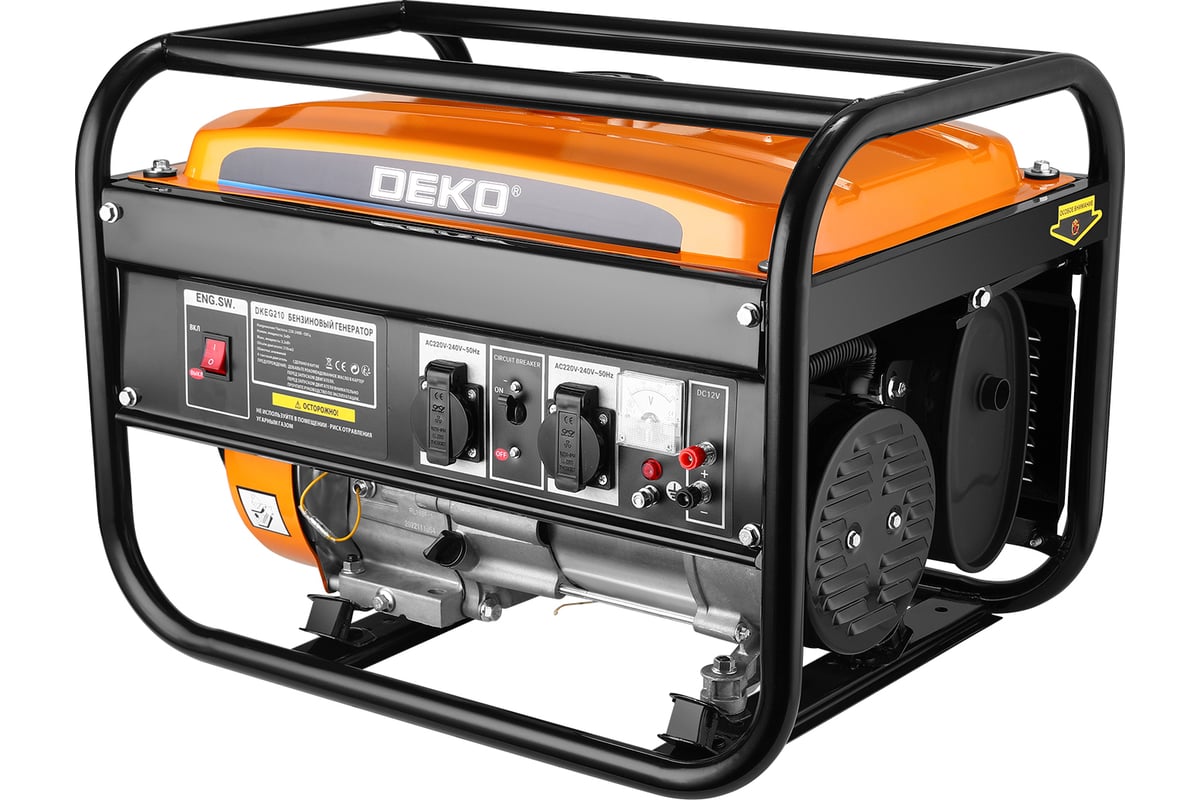 Бензиновый генератор Deko dkeg210, 3.2 квт 065-1085