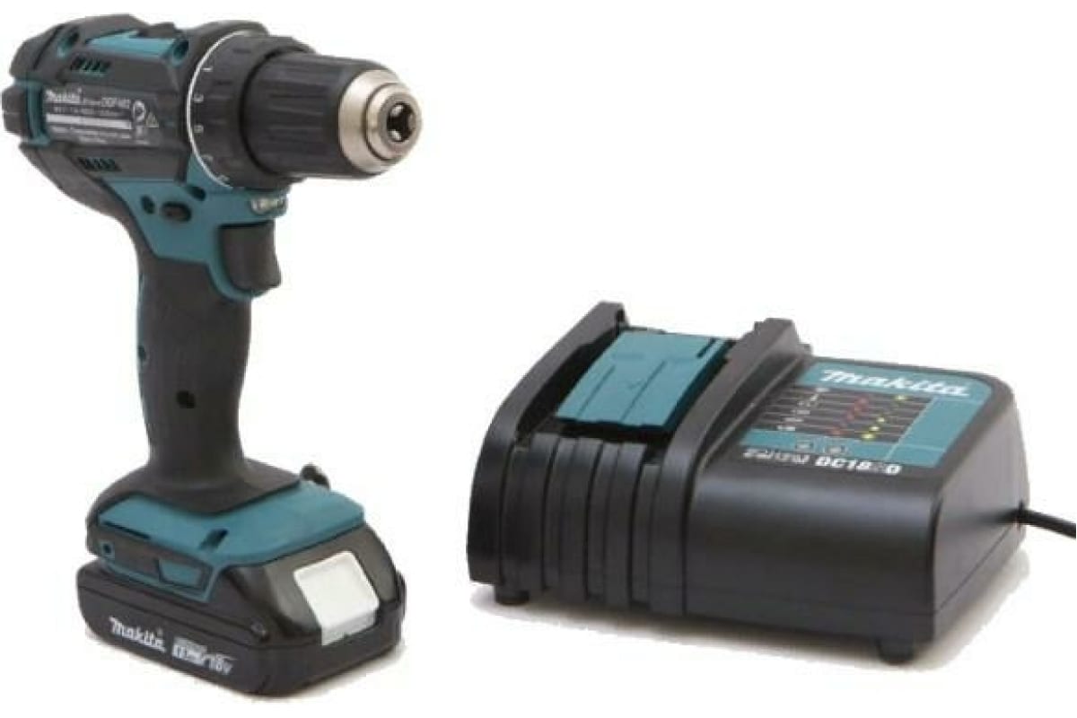 Аккумуляторная дрель-шуруповерт Makita DDF482SYE