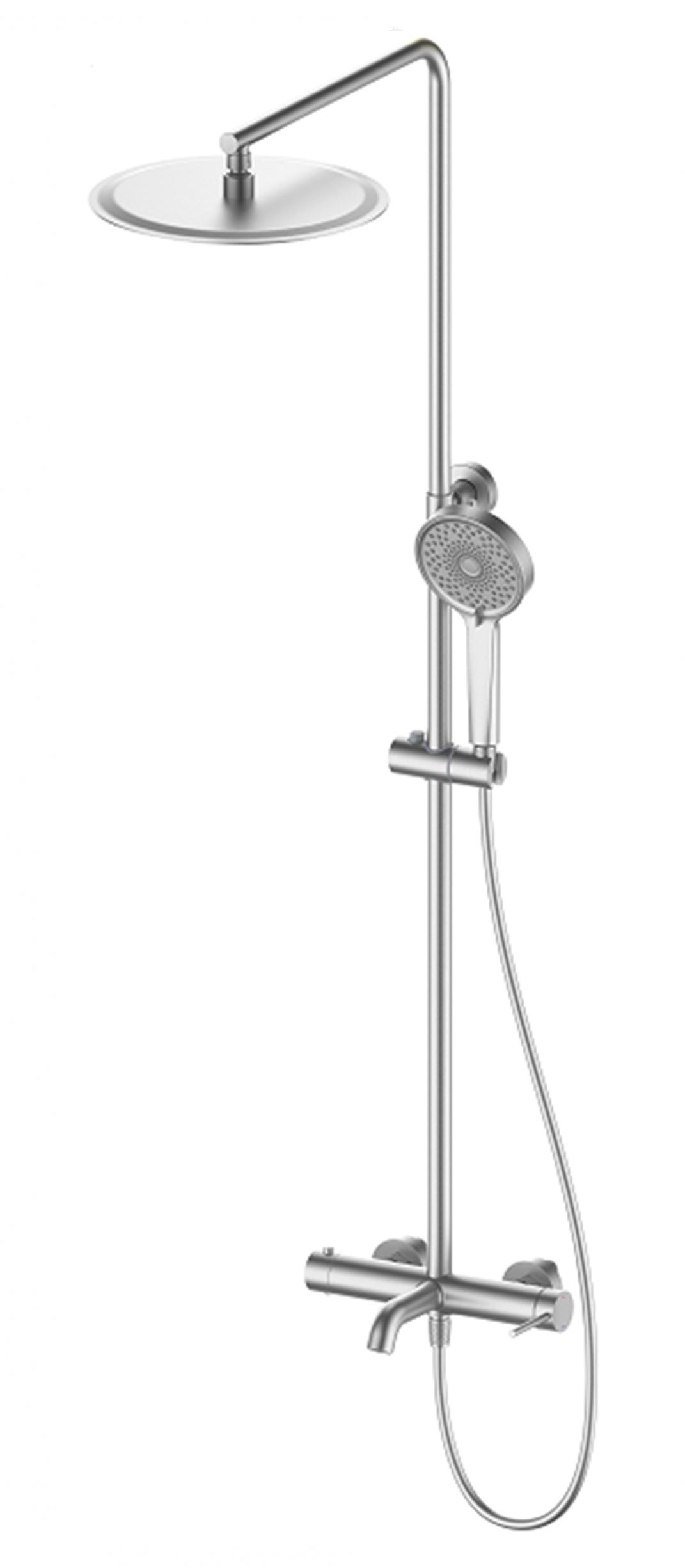 Душевая стойка Wonzon&Woghand Stick WW-88739017-BN брашированный никель