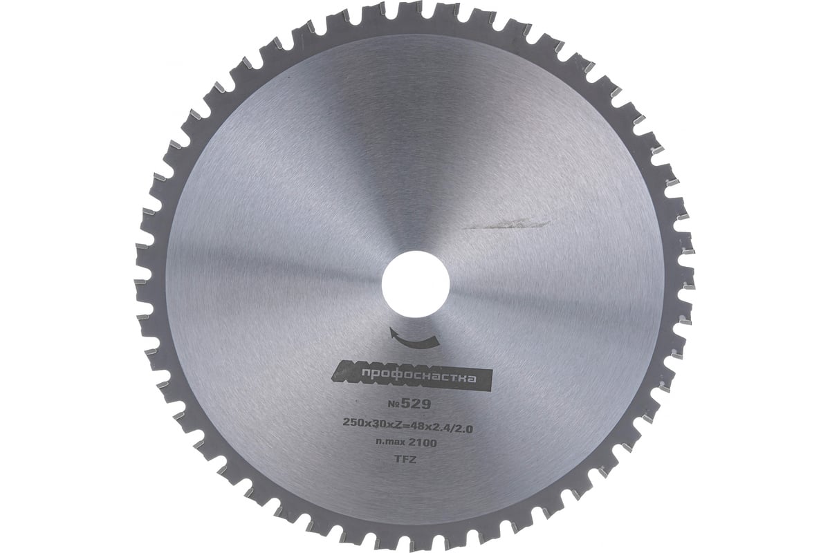 Диск пильный по стали Эксперт STEEL 529 (250х30 мм; Z48; TFZ 0) Профоснастка 60402001