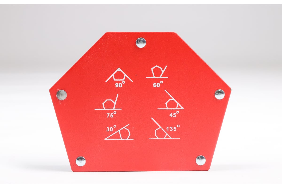 Угольник магнитный шестигранный Plazweld PWE75LBS, 33 кг (Welding magnet) PWE75LBSH