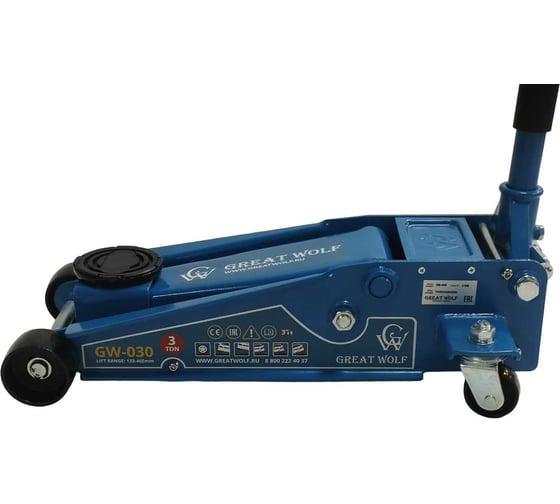 Гидравлический подкатной домкрат Great Wolf 3 т, 133-465 мм GW-030