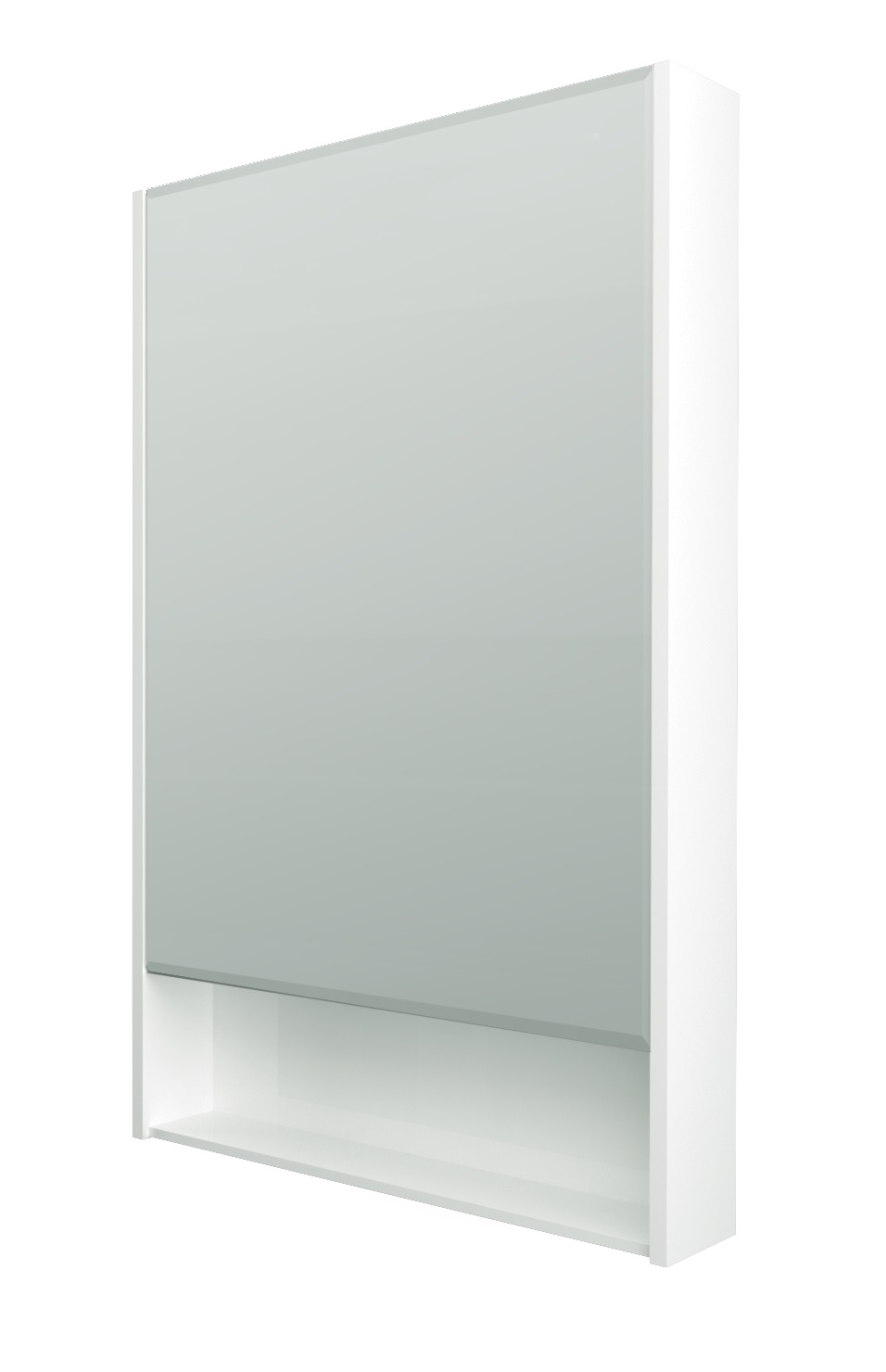 Зеркальный шкаф 1MarKa Mira 60 см белый