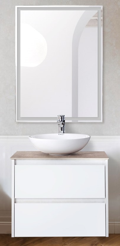 Мебель для ванной BelBagno Kraft 60 см со столешницей Bianco Opaco