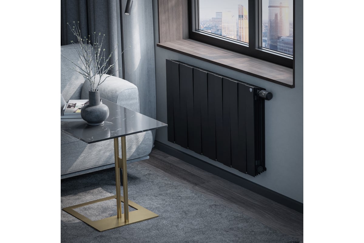 Радиатор Royal Thermo PianoForte 500 Noir Sable VDR80 - 12 секций НС-1506366