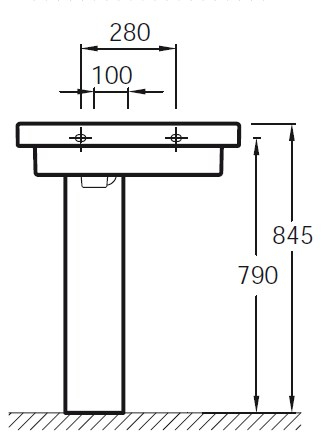 Пьедестал для раковины Jacob Delafon Odeon Up E4722G-00