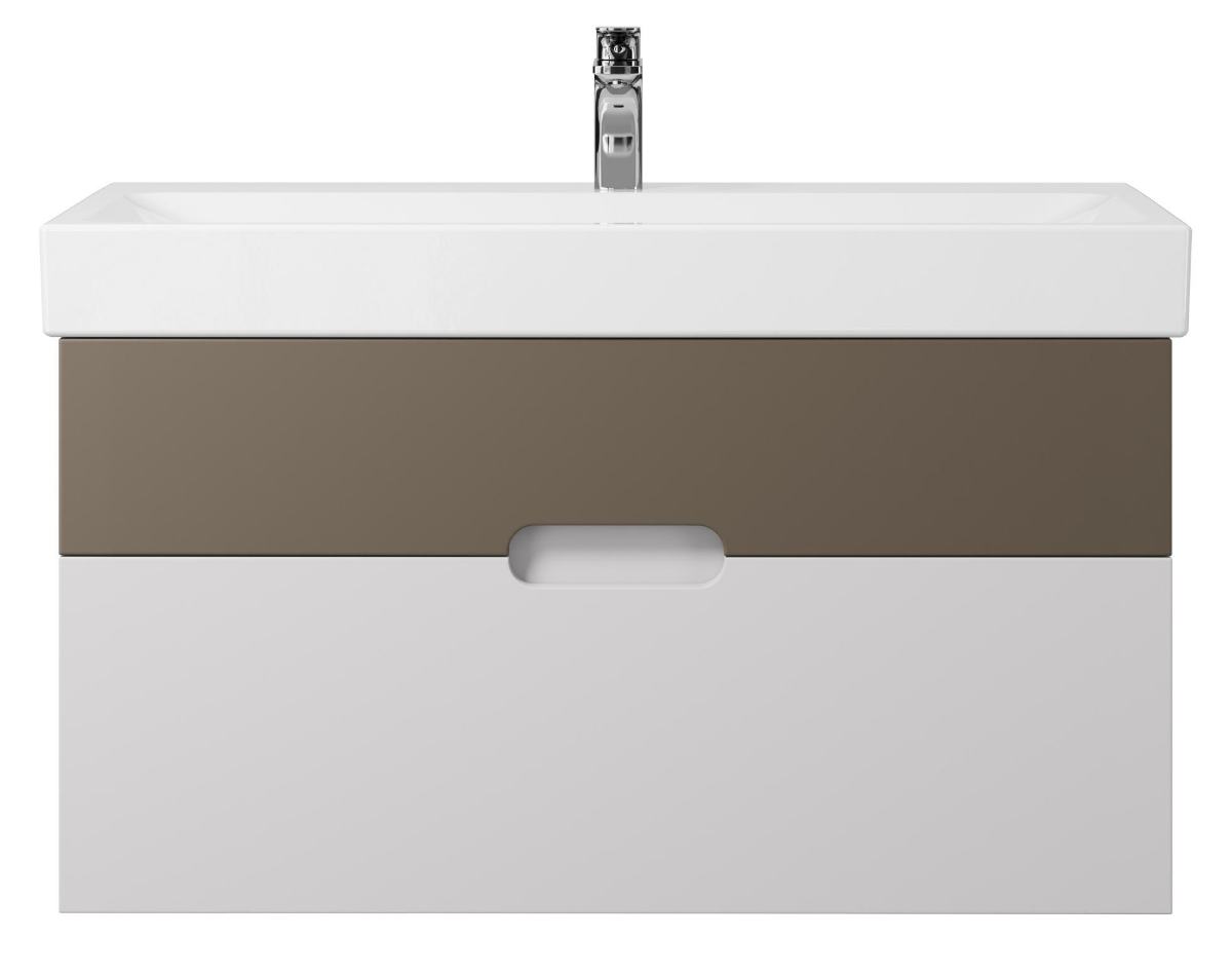 Тумба с раковиной Creto Malibu 100 см Capuchino Soft