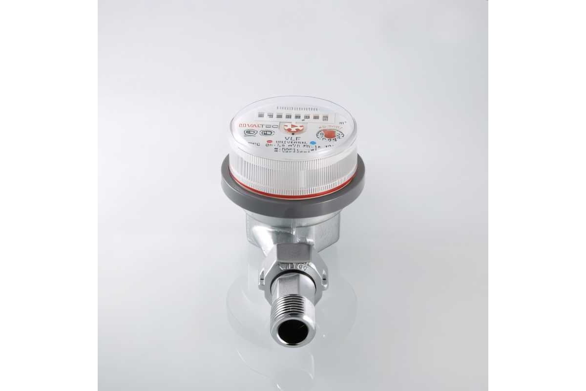 Универсальный квартирный водосчетчик Valtec до +90 С, 1,5м3, 1/2", 110 мм VLF-15U