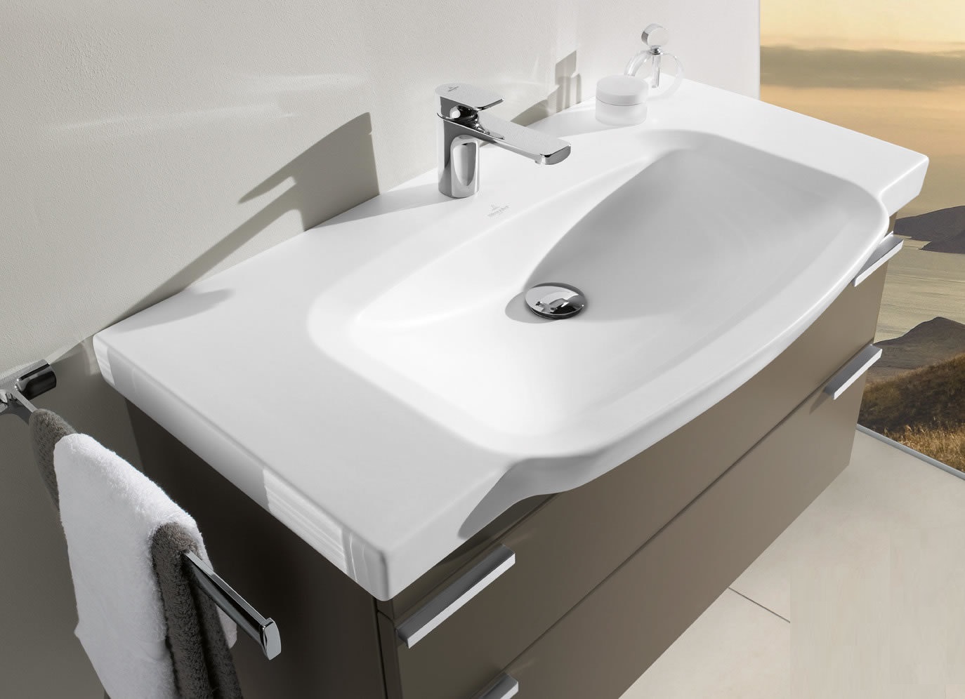 Раковина Villeroy&Boch Sentique 100 см 5142A001