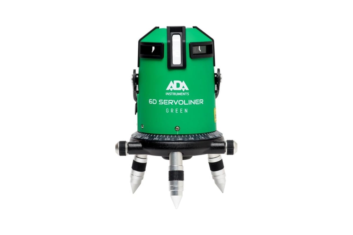 Лазерный уровень ADA 6D Servoliner GREEN с калибровкой А00500К