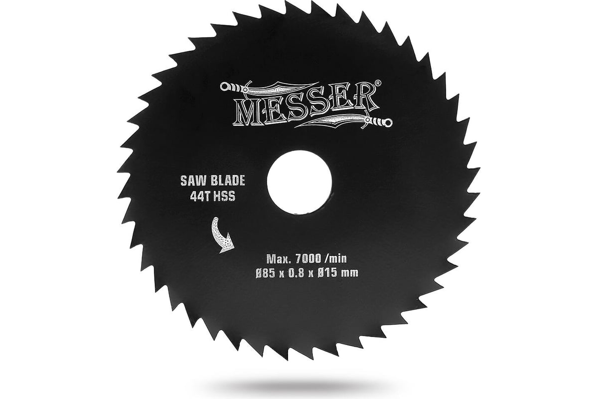 Циркулярная мини-пила Messer M200 в комплекте с 3мя дисками (алмаз, HSS, TCT) 10-40-203