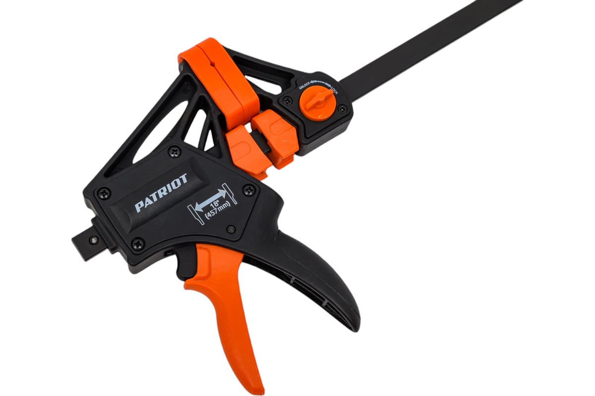 Быстрозажимная усиленная струбцина 450мм Patriot Platinum QRP-450P 350006510