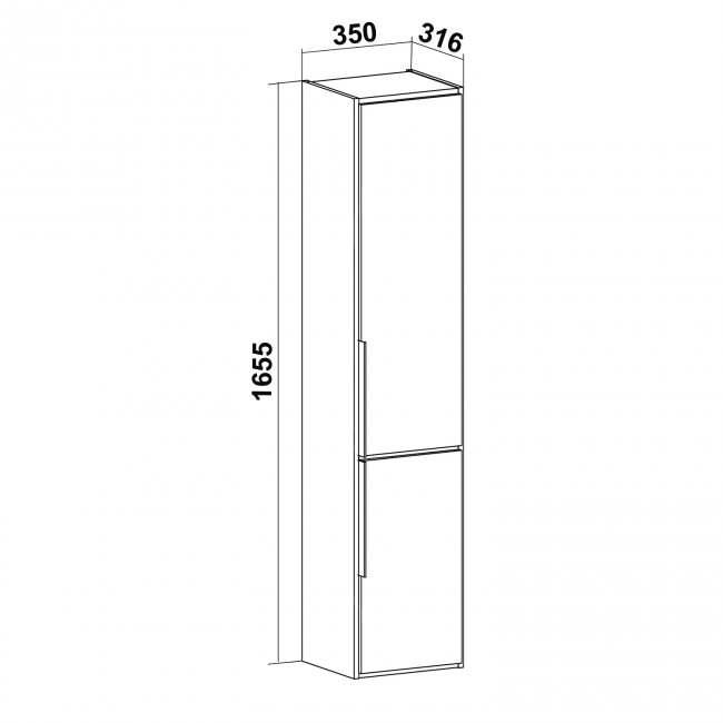 Мебель для ванной Руно Мальта 70 см
