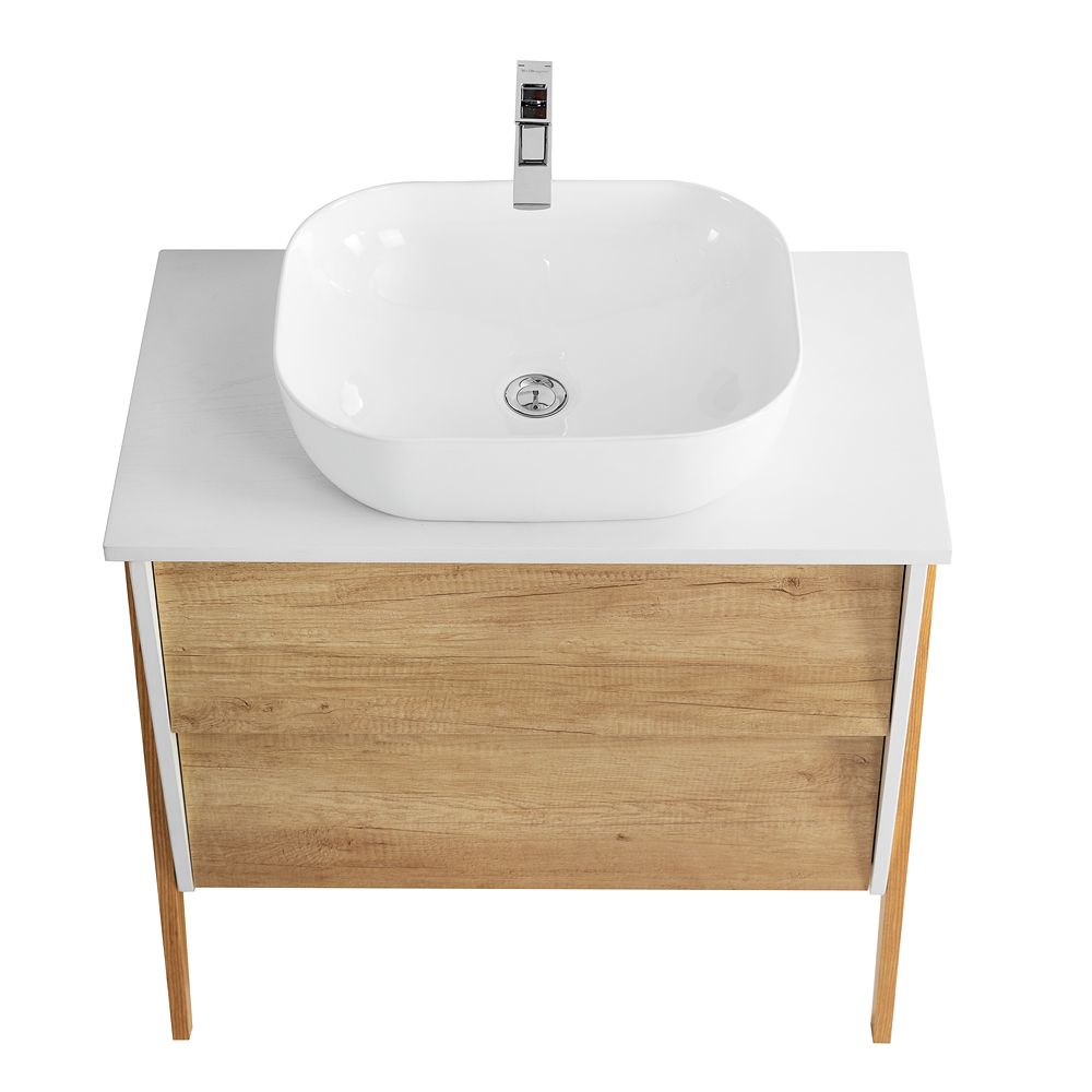 Мебель для ванной Art&Max Maxima 80 см Rovero Bianco