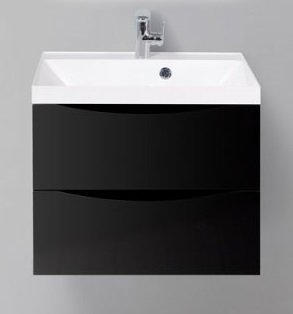 Тумба с раковиной BelBagno Marino 60 Nero Lucido