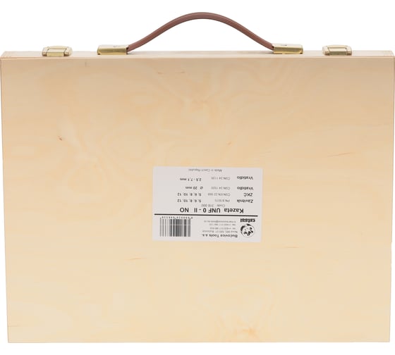 Набор метчиков и плашек Bucovice Tools UNF №5-№12 115CrV3 17пр 316000