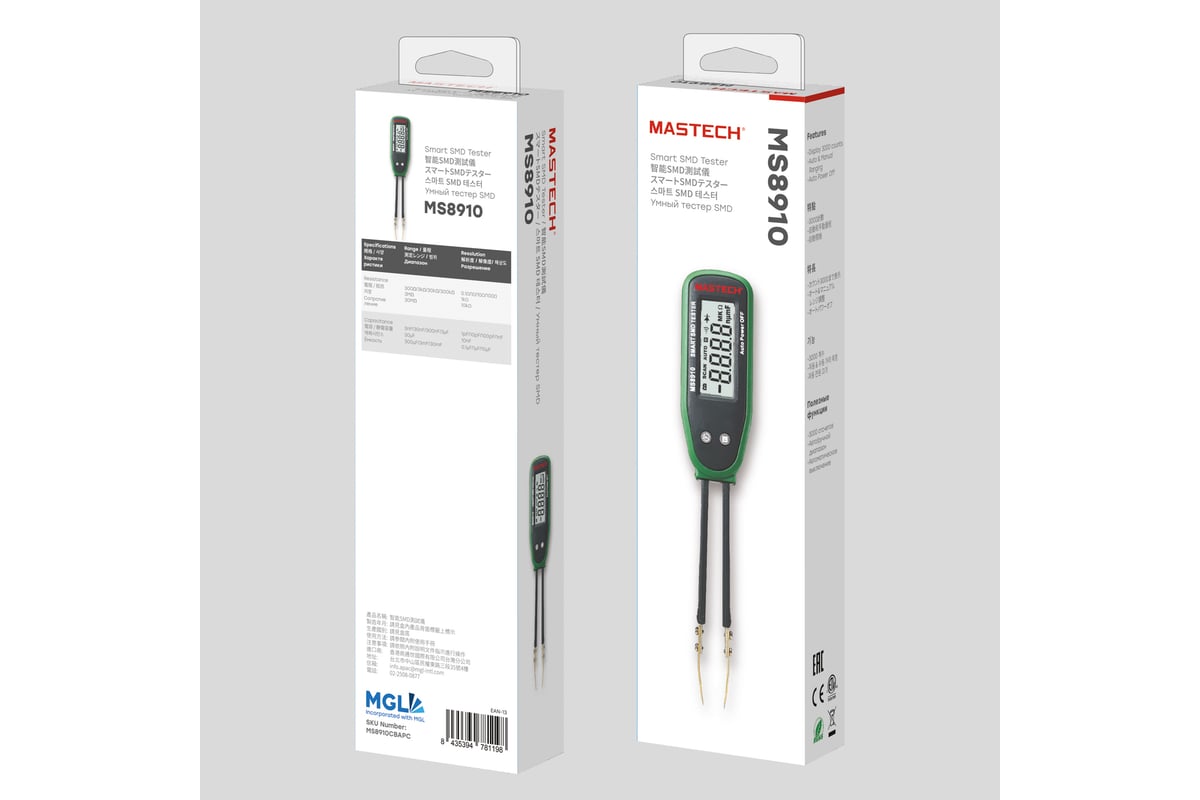 Мультиметр для чип компонентов Mastech MS8910 13-2048
