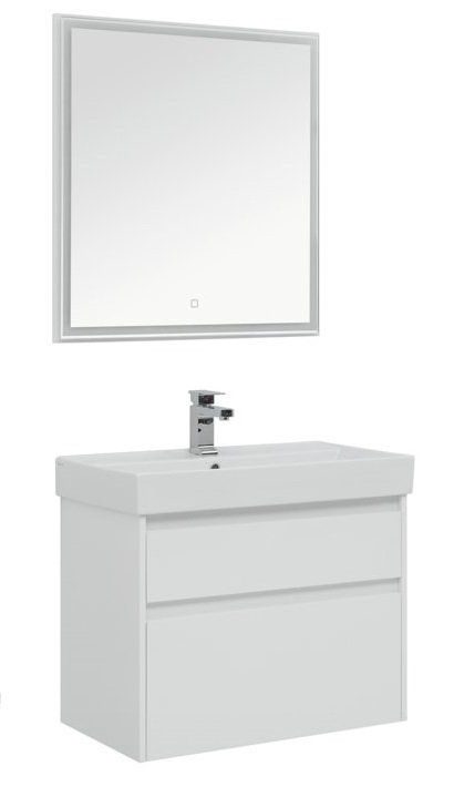 Мебель для ванной Aquanet Nova Lite 75 см, 2 ящика