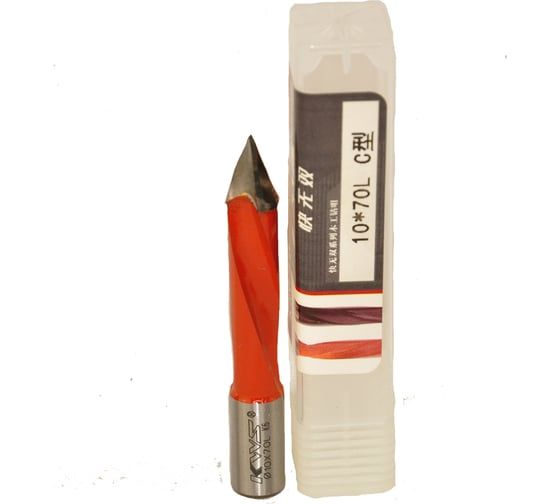 Сверло для сквозных отверстий KWS HW 10х43х70 Z=2 L K6 4040-01003-C1070L