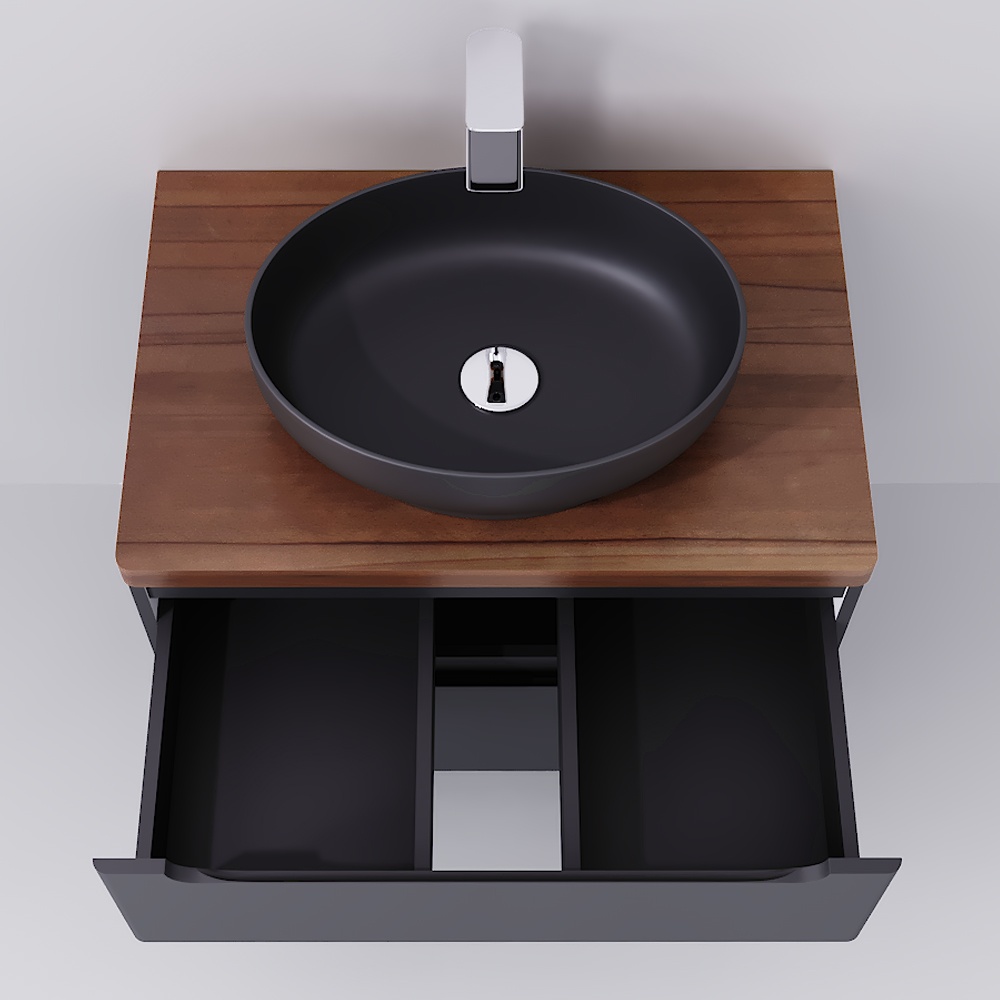 Мебель для ванной Jorno Wood 80 см