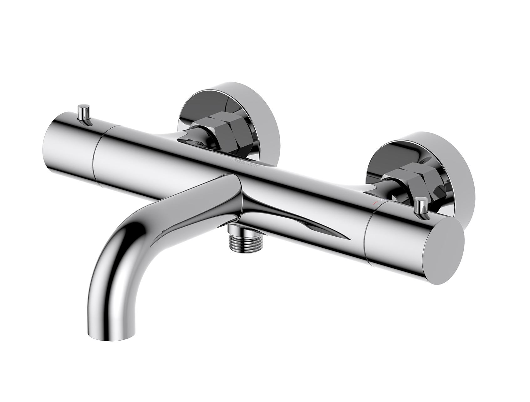 Смеситель для ванны Aquatek Европа AQ1343CR термостат, хром