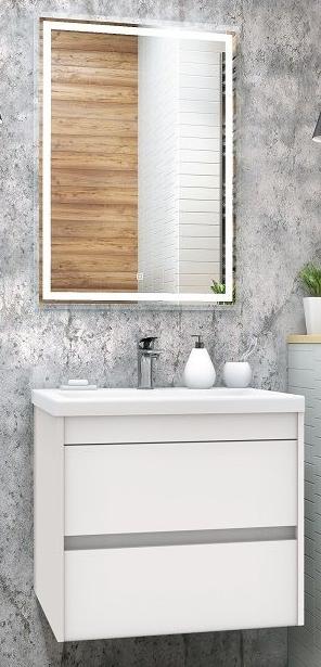 Мебель для ванной Art&Max Family 58 см подвесная, Bianco Lucido
