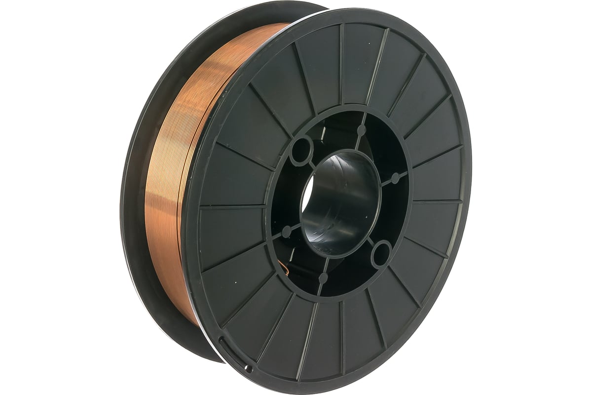 Проволока сварочная омедненная ER70S-6 (1 мм; 5 кг) ELKRAFT 00000089734