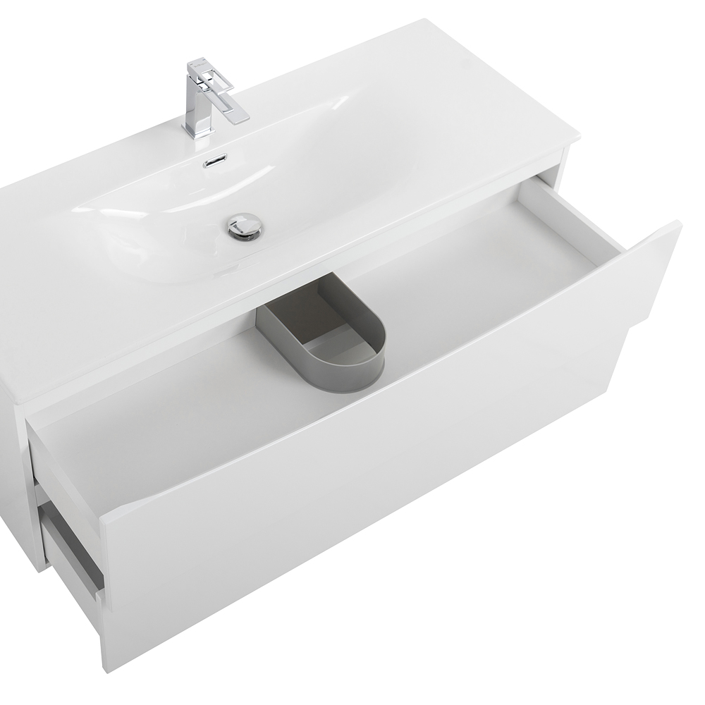 Мебель для ванной BelBagno Marino-Cer-N 120 см Bianco Opaco