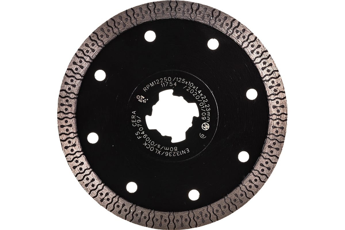Диск алмазный по керамограниту OSBORN F5 Ceraspeed (125x1.2 мм; X-Lock) DRONCO 4925514102