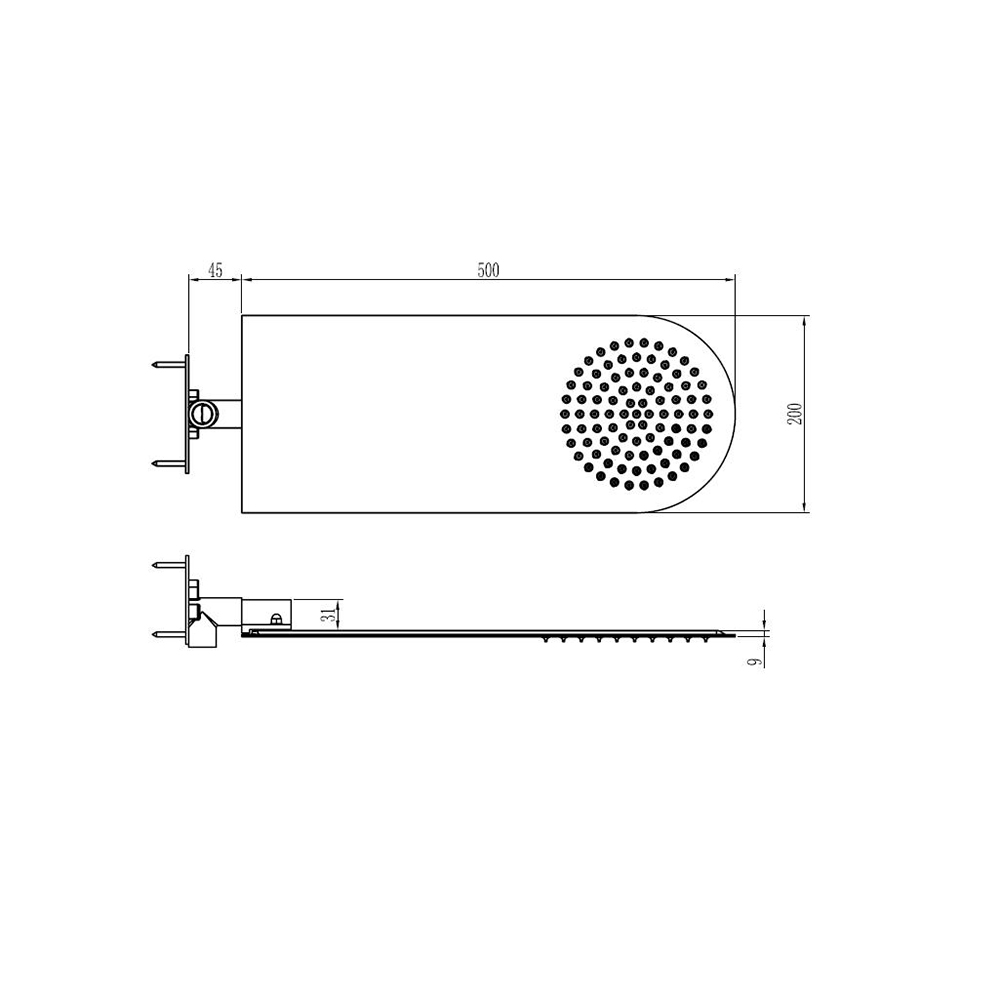 Душевой набор RGW Shower Panels SP-6143-01 встраиваемый, хром