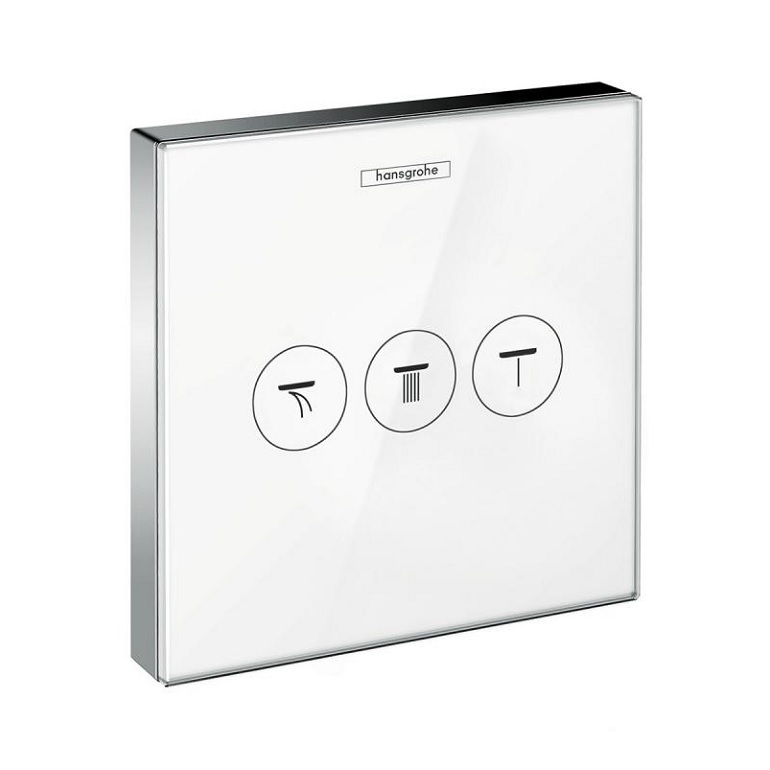 Модуль Hansgrohe ShowerSelect Glass 15736400 белое стекло