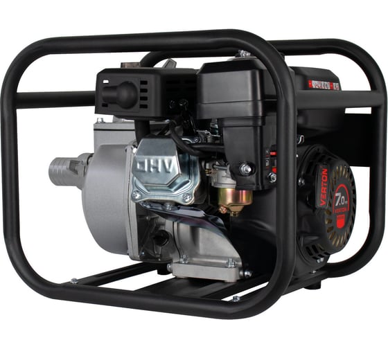 Мотопомпа Verton WP 50/600 7л.с/212см3, 50мм/2", 600л/мин, 36м3/ч, h8м/26, d8мм 01.17548.17552