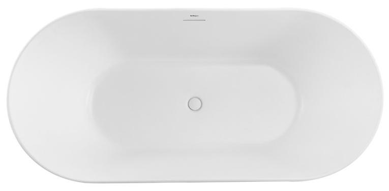 Акриловая ванна BelBagno BB411-1700-800-MATT 170x80 белый матовый