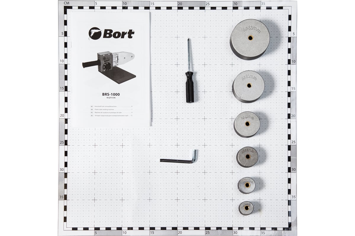 Аппарат для сварки труб Bort BRS-1000 91271174