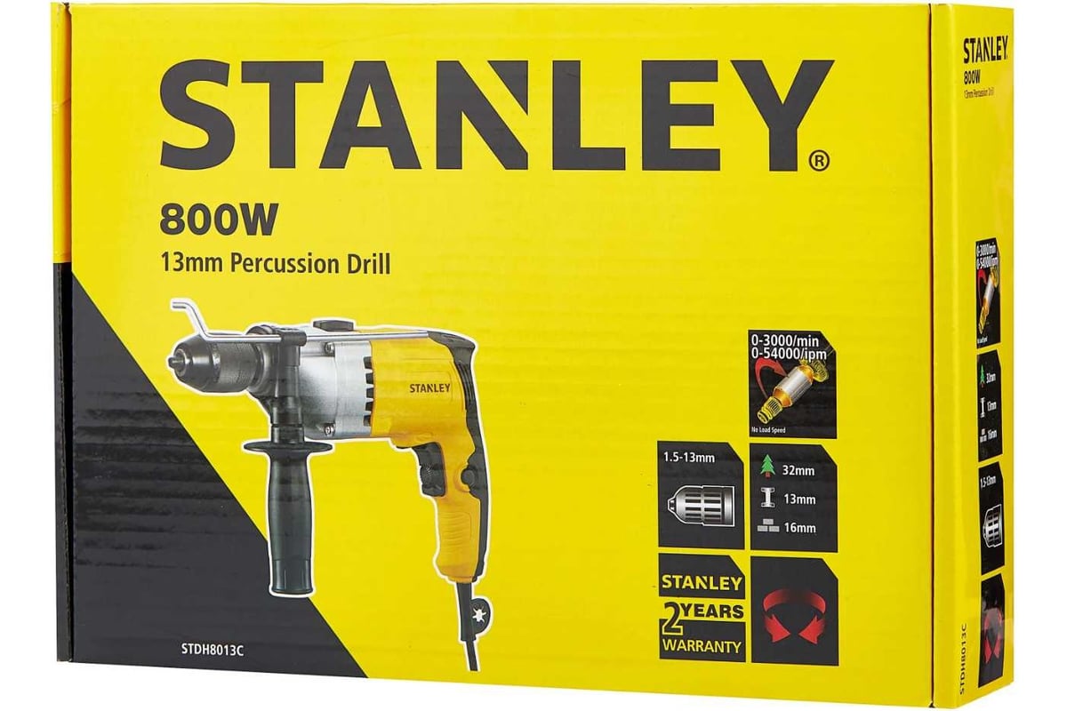 Ударная дрель Stanley STDH8013C
