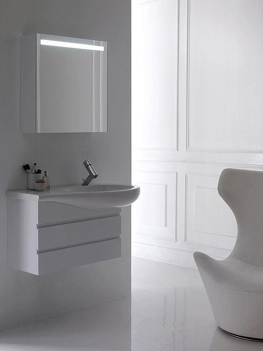 Мебель для ванной Laufen Alessi 120 см R, белый
