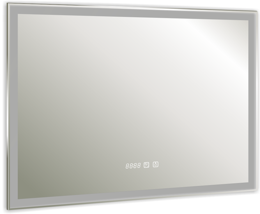 Зеркало Silver Mirrors Norma neo 80x60 см с подогревом, часами
